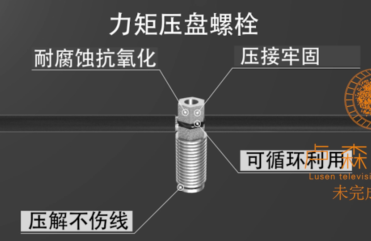 佛山產(chǎn)品三維動畫案例-力矩壓盤螺栓